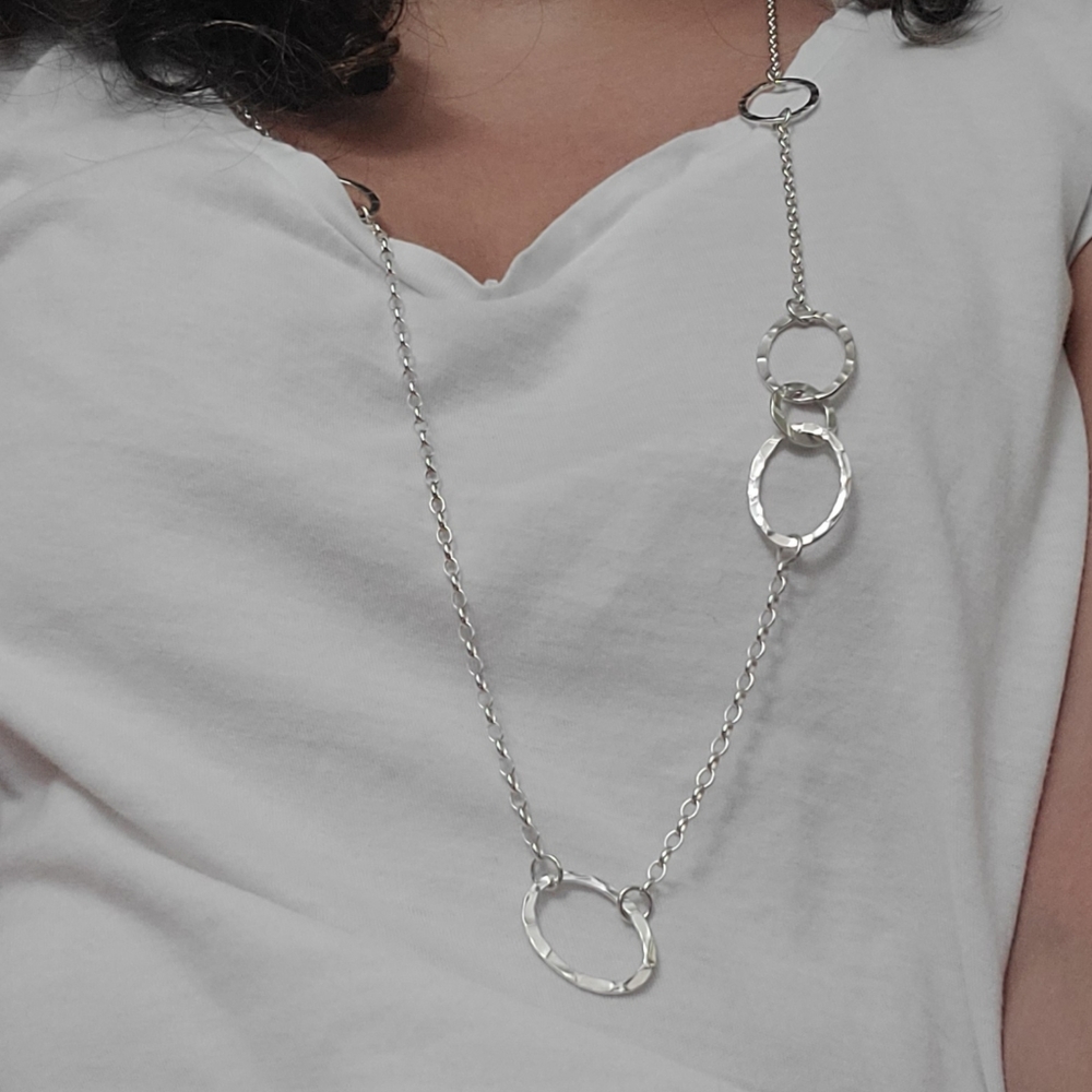 Sterling Silver Wrap Around/Layering Necklace - image 6